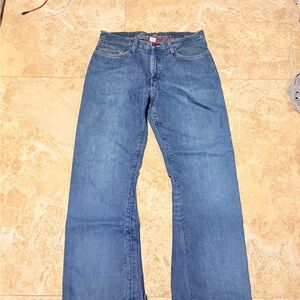 Men's Blue Bootcut Jeans